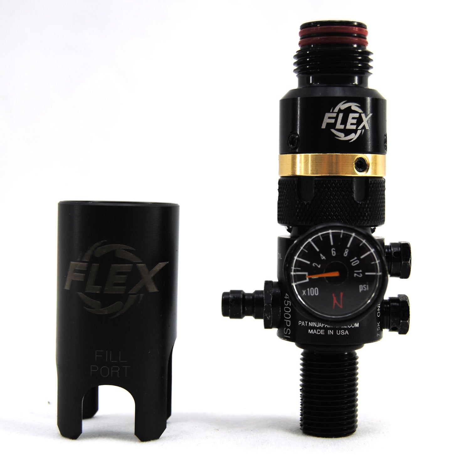 Ninja FLEX Regulator for 4500psi Bottles - Adjustable Output Regulator