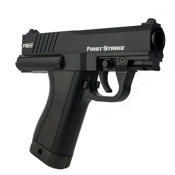 First Strike FSC (First Strike Compact) Paintball Pistol + Carmatech NEMESIS Barrel + Mock Suppressor - First Strike