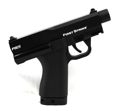 First Strike FSC (First Strike Compact) Paintball Pistol + Carmatech NEMESIS Barrel + Mock Suppressor - First Strike
