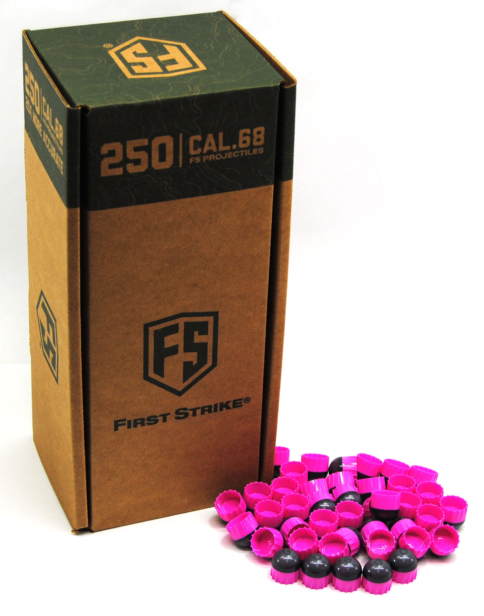 First Strike Rounds - 250 Round - Smoke/Pink-Pink - First Strike