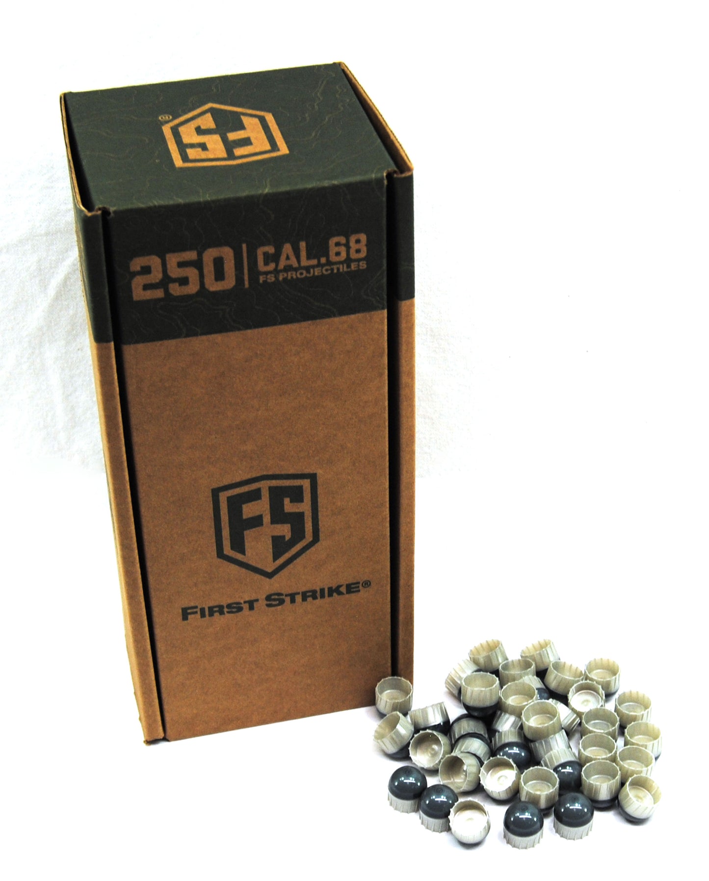 First Strike Rounds - 250ct - Silver/Smoke - White - First Strike
