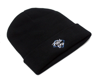 Field One Diamond Beanie - Black - Social Paintball
