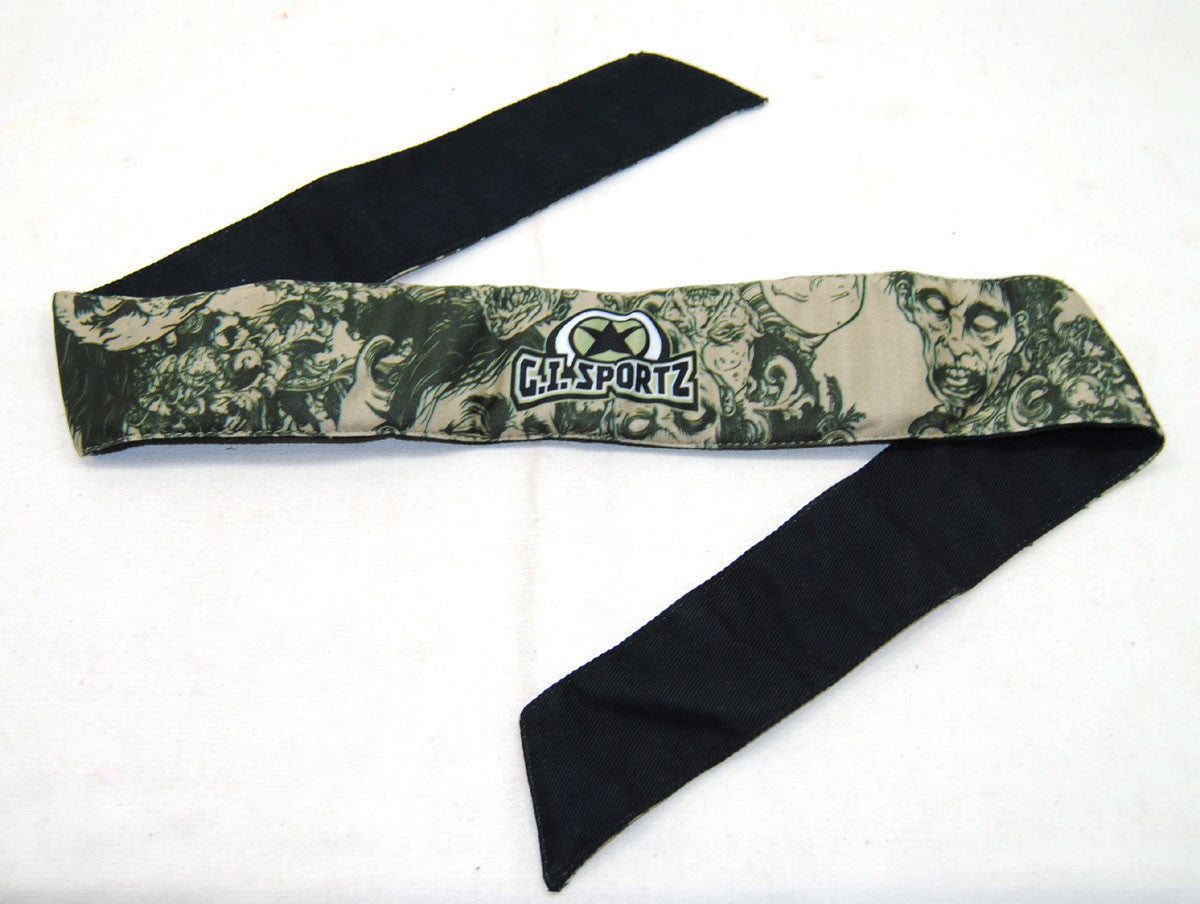 GI Sportz Headband - Tan/Black Zombie - G.I. Sportz