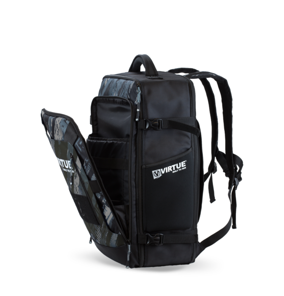Virtue Gambler Backpack & Gear Bag - Graphic Black
