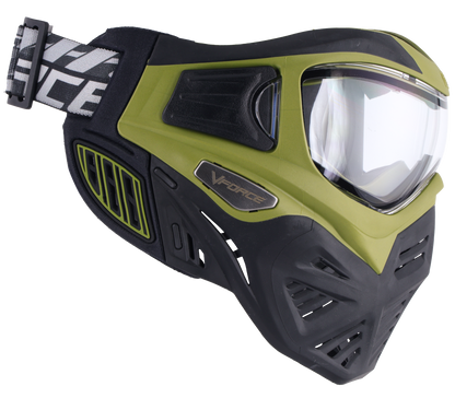 V-Force Grill 2.0 Paintball Goggle - Thermal Clear Lens - Crocodile (Olive/Black)