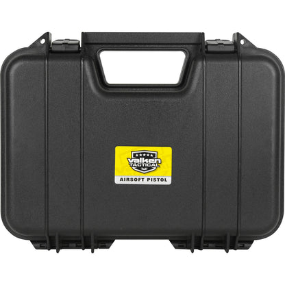 Valken Tactical Molded Pistol Gun Case w/ Foam 12" - Black - Valken Airsoft