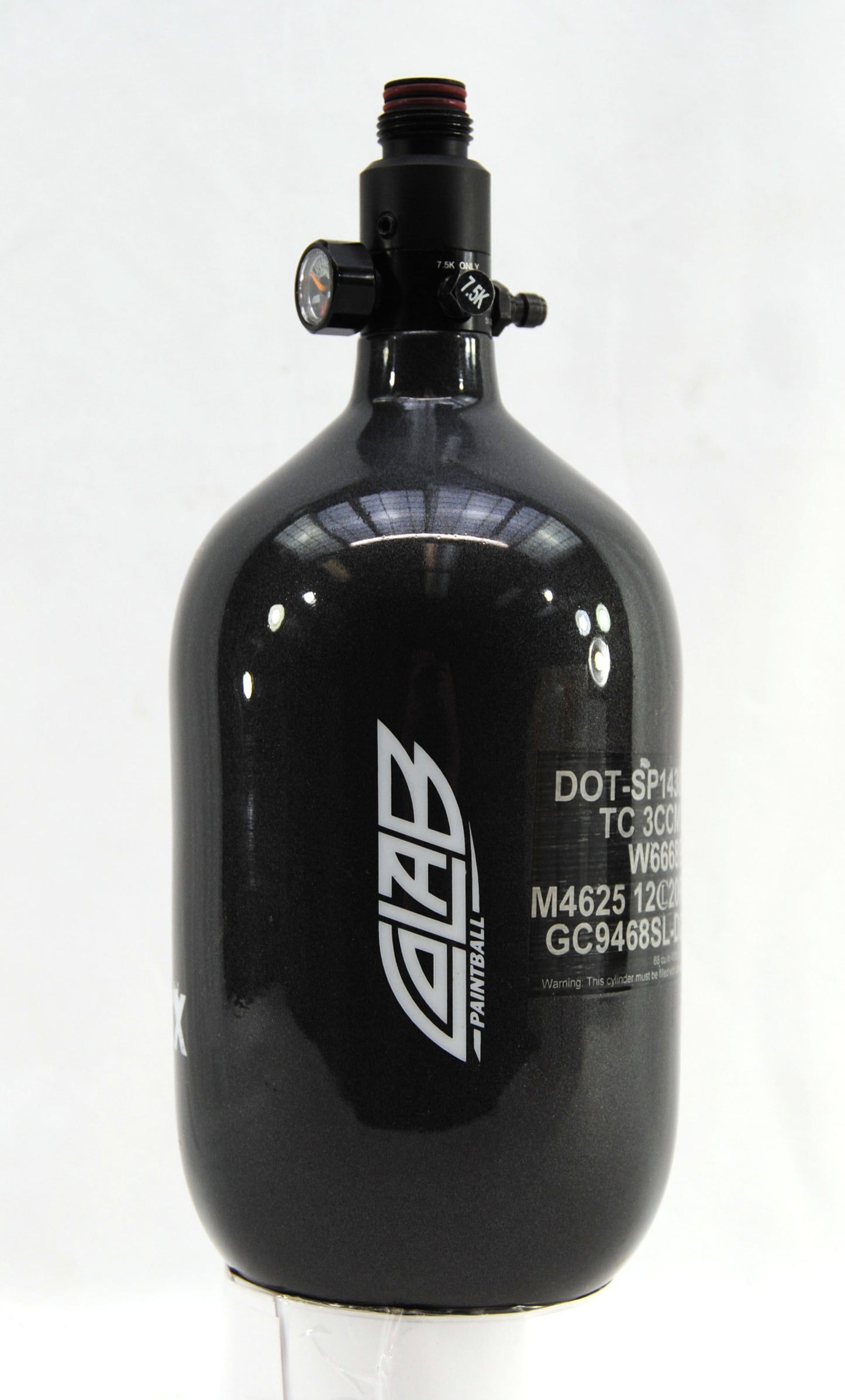 Ninja METALLIX 68ci 4500psi HPA Tank - Gunmetal - Ninja Paintball