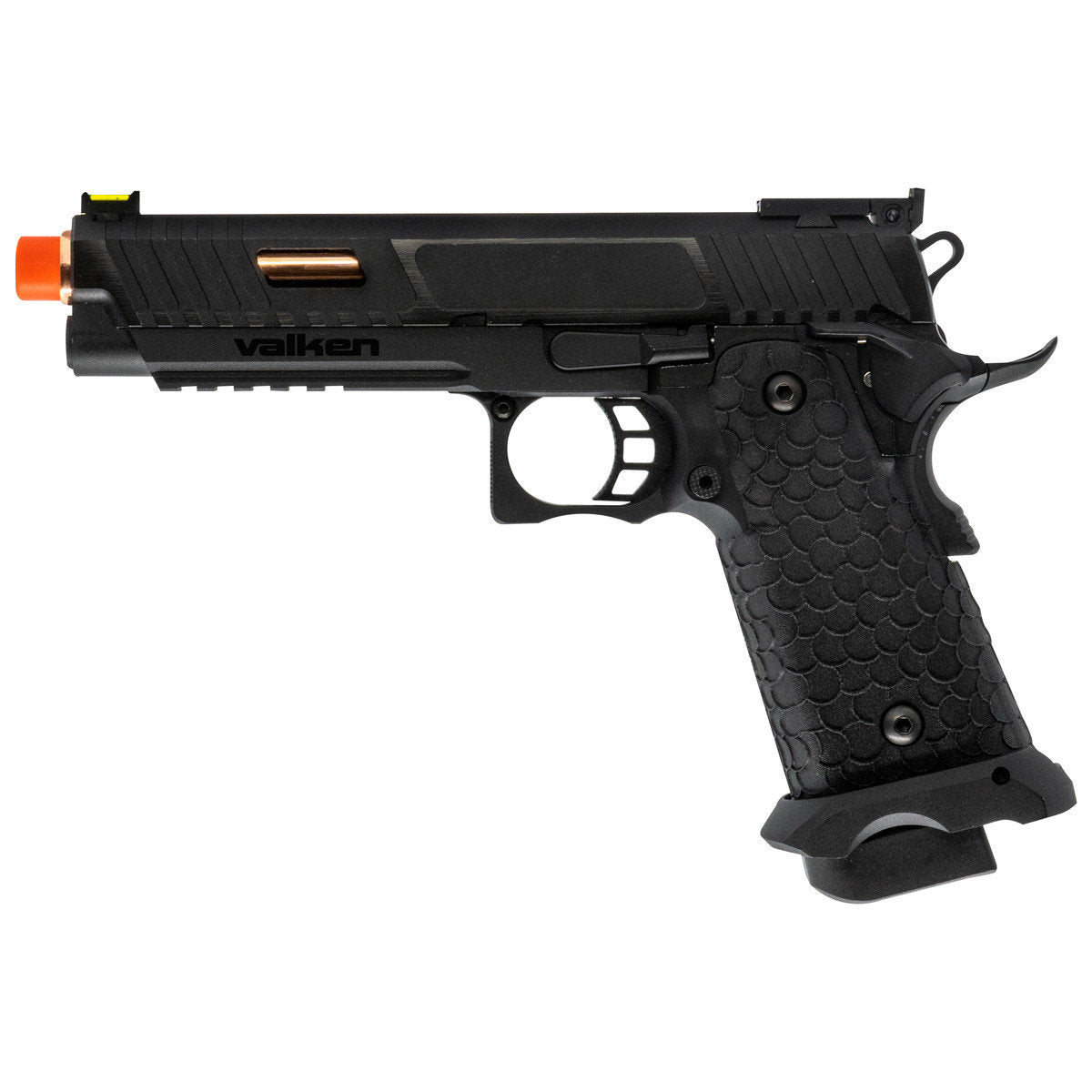 Valken BY HICAPA CO2 Blowback Airsoft Pistol - Black - Valken