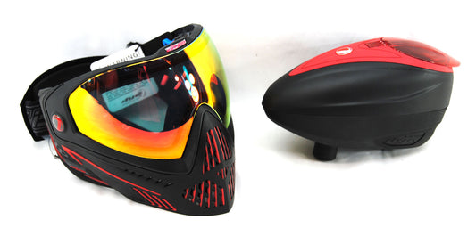 Dye I5 Goggle / LT-R Loader Combo - Fire/Red - DYE