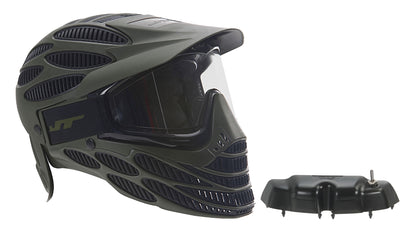 JT Spectra Flex 8 Full Head Paintball Mask - Olive/Black + Vortex II Fan - JT