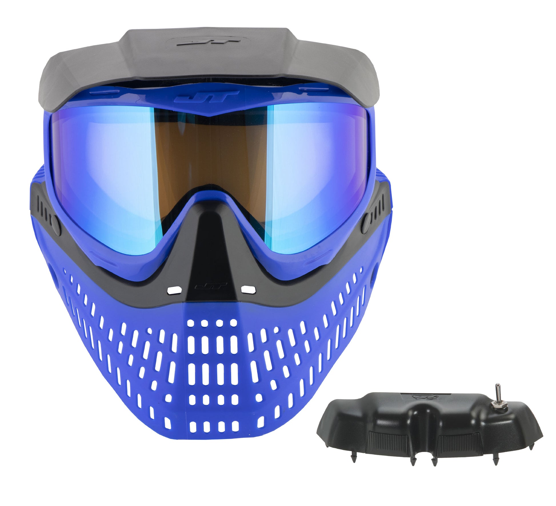 JT Spectra Proflex LE Thermal Goggle - Blue/Black w/Prizm 2.0 Sky Thermal Lens + Vortex II Fan - JT