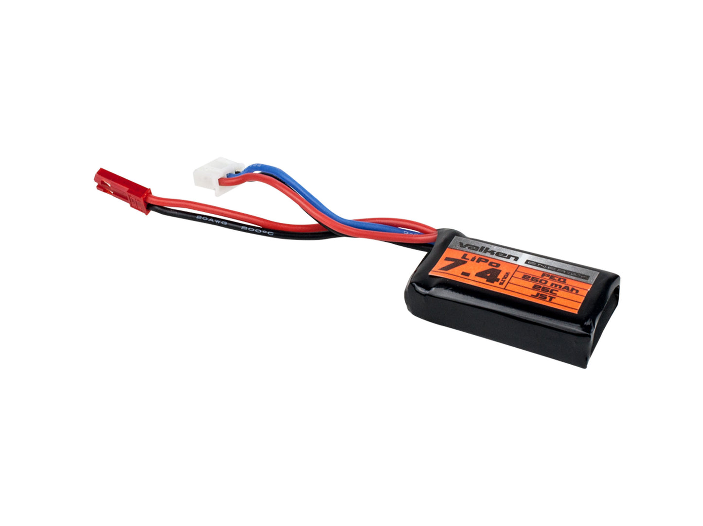 Valken Energy LiPo 7.4v 250mAh 25C PEQ Battery - Valken Paintball