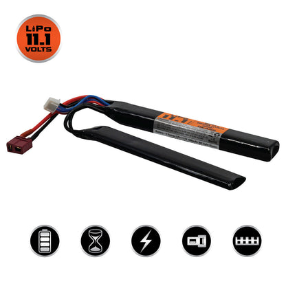 Valken LiPo 11.1V 1200mAh 30C Split Style Battery - Deans