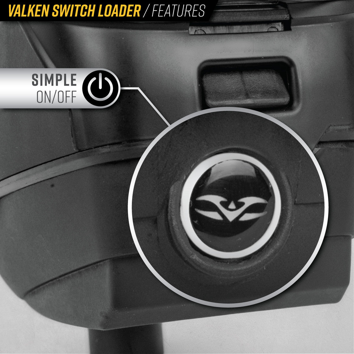 Valken VSL Electronic Loader - Alloy Series - Brushed Metallic - Valken Paintball