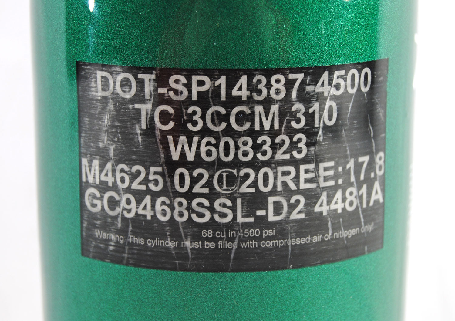 Ninja 68ci 4500psi HPA Tank - Limited Edition St. Patrick's Day Lucky Clover - Pro V2 Regulator - Ninja Paintball