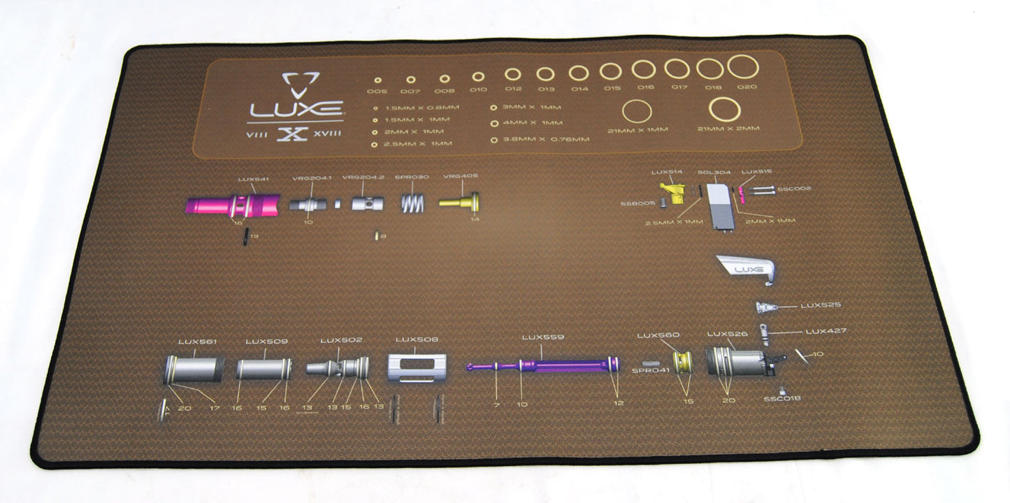 DLX Luxe X Paintball Tech Mat - 24in x 14in - DLX
