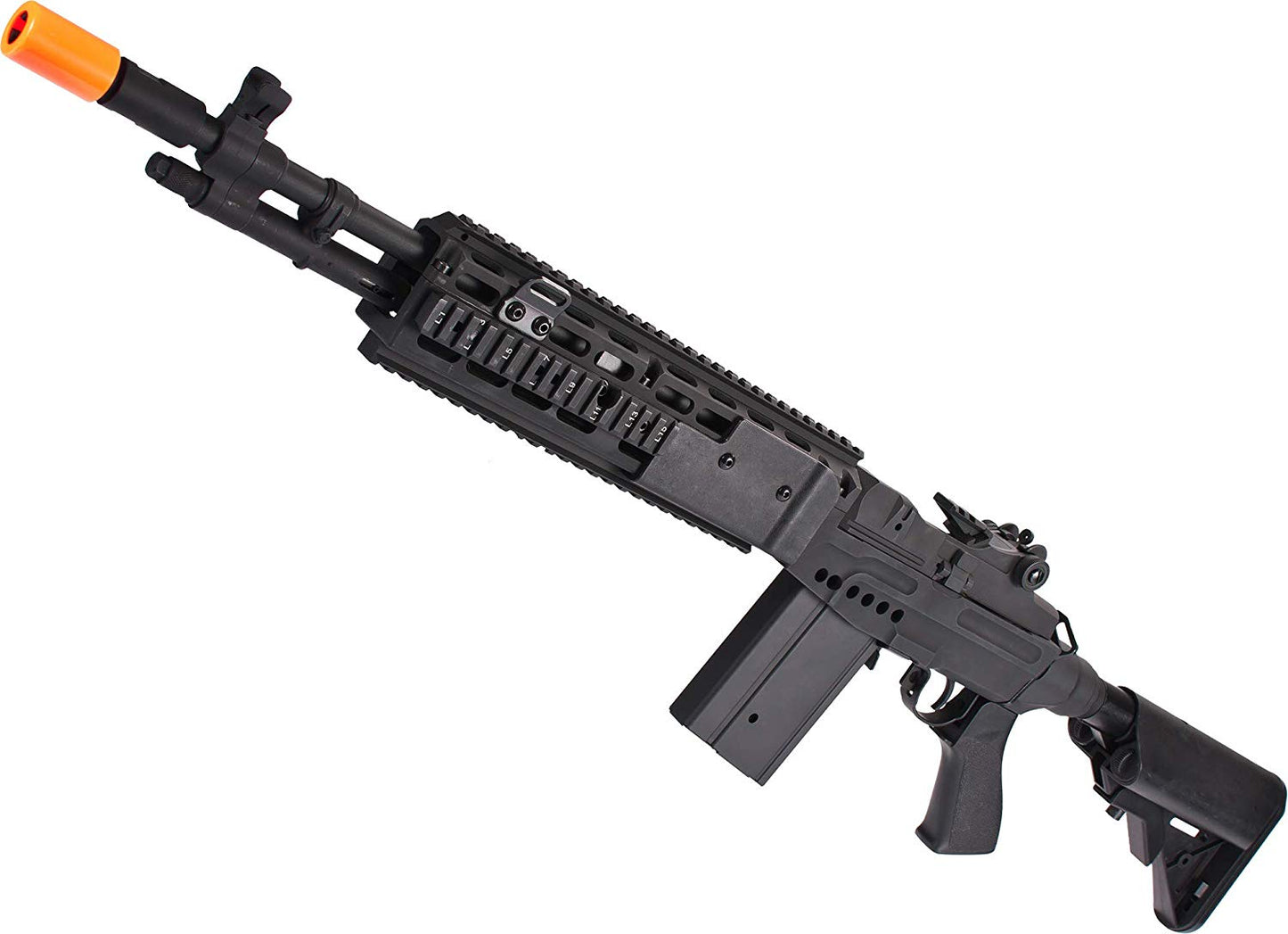 CYMA Full Metal M14 EBR DMR Airsoft AEG w/ Crane Stock - Black - Evike