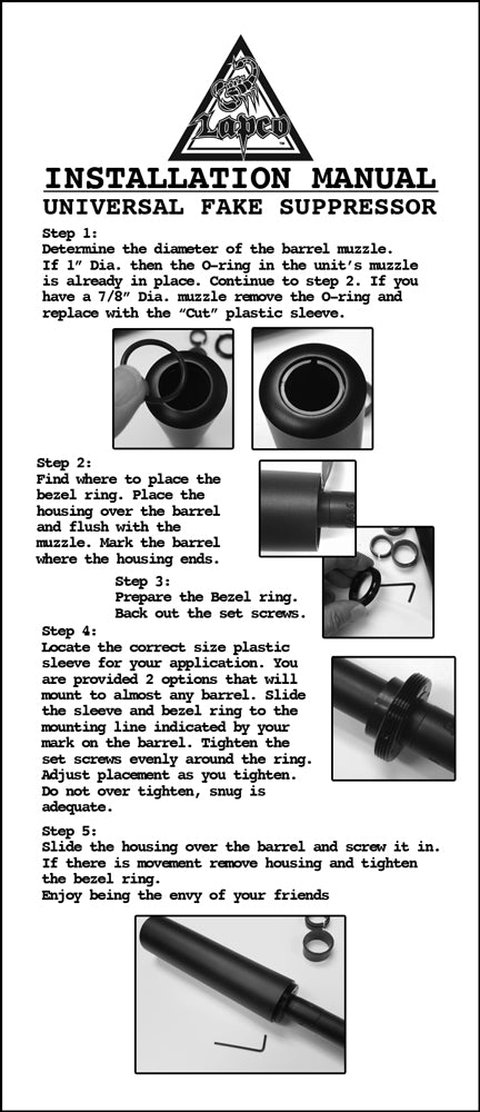 Lapco Universal Fake Suppressor