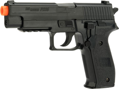Cybergun SIG Sauer Licensed P226 Spring Powered Airsoft Pistol - Black - Evike