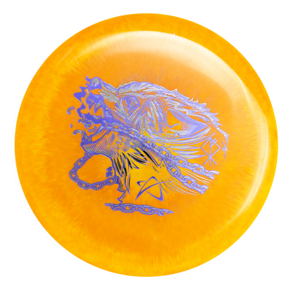 Prodigy PA-3 Putt & Approach Disc - 500 Spectrum Plastic - Dual Foil Fenrir Wolf Stamp