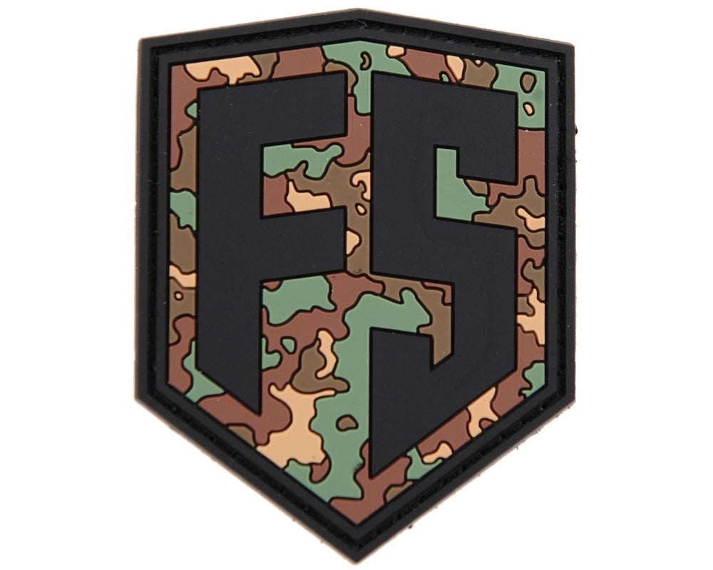 First Strike PVC Velcro Patch - Woodland Shield