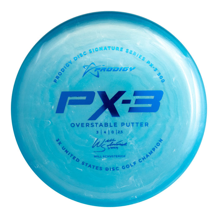 Prodigy PX-3 Putt & Approach Disc - 500 Plastic - Will Schusterick Signature Series