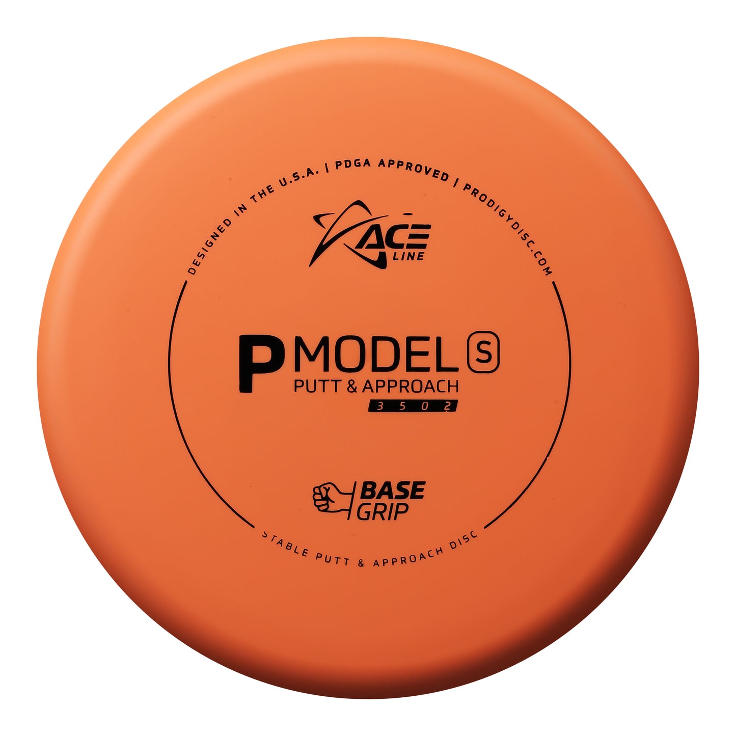 Prodigy Ace Line P Model S Putt & Approach Disc - Basegrip Plastic