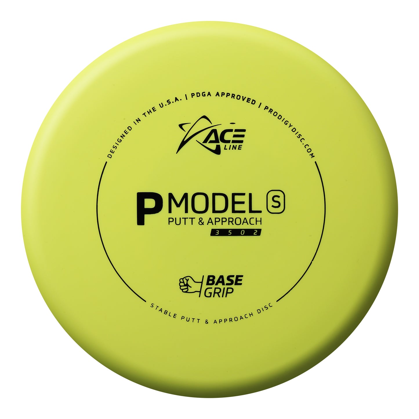 Prodigy Ace Line P Model S Putt & Approach Disc - Basegrip Plastic