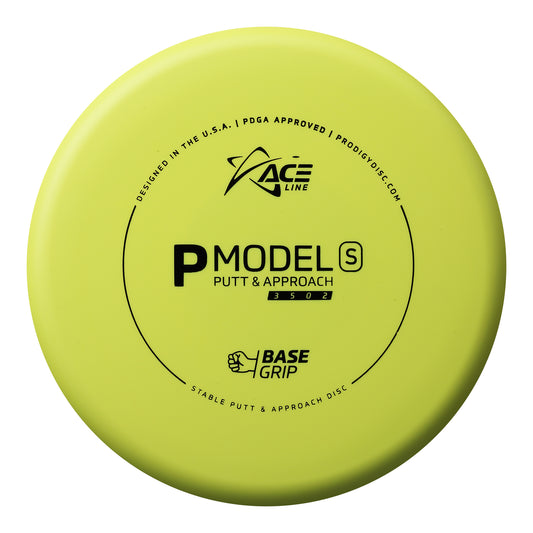 Prodigy Ace Line P Model S Putt & Approach Disc - Basegrip Plastic