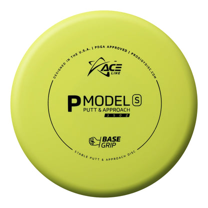 Prodigy Ace Line P Model S Putt & Approach Disc - Basegrip Glow Plastic
