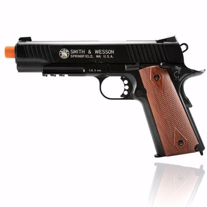 Valken / Smith & Wesson 1911 Tac Gen3 CO2 Blowback Airsoft Pistol - Black/Brown