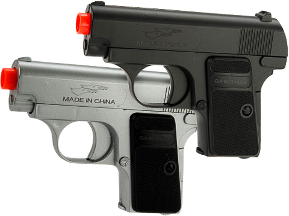 Double Eagle Airsoft Dual Pocket Pistol Set w/ Gun Case - Evike
