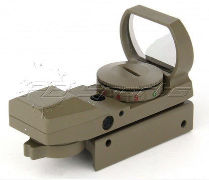 TACFIRE Tactical Dual Illuminated Multi Retical Sight - FDE - TACFIRE