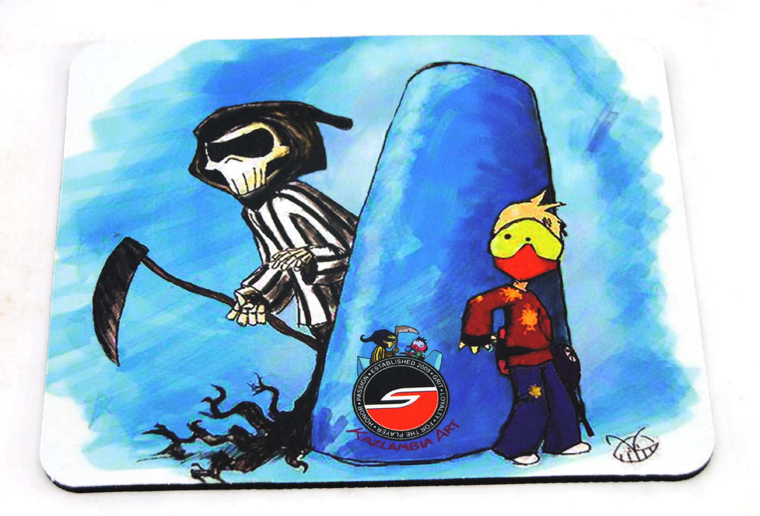 Social Paintball Mouse Pad - Speedball Cartoon Series - Reaper - Social Paintball