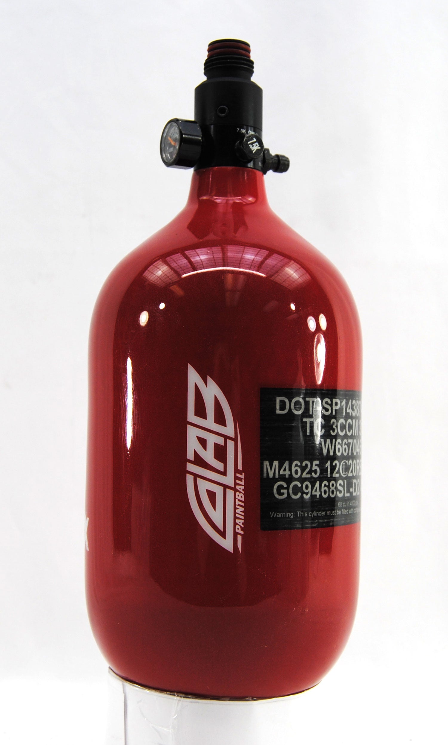 Ninja METALLIX 68ci 4500psi HPA Tank - Red - Ninja Paintball