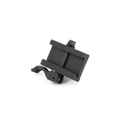 Valken 45 Degree Riser Mount 1&quot; 3 Slots Quick Disconnect Airsoft Rifle Accessory - Black - Valken