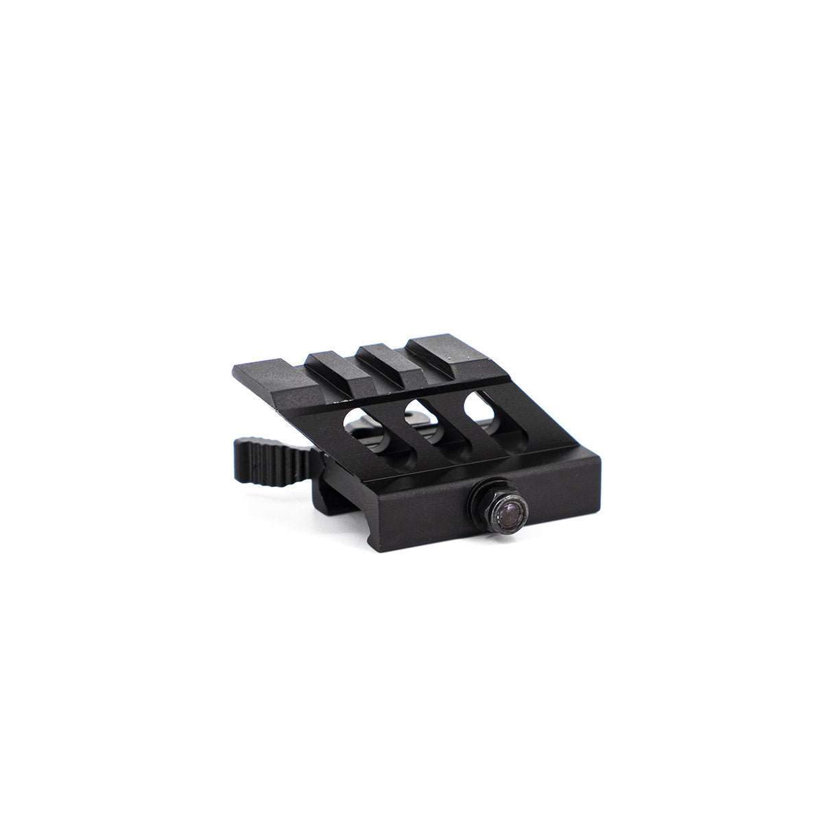 Valken 45 Degree Riser Mount 1&quot; 3 Slots Quick Disconnect Airsoft Rifle Accessory - Black - Valken