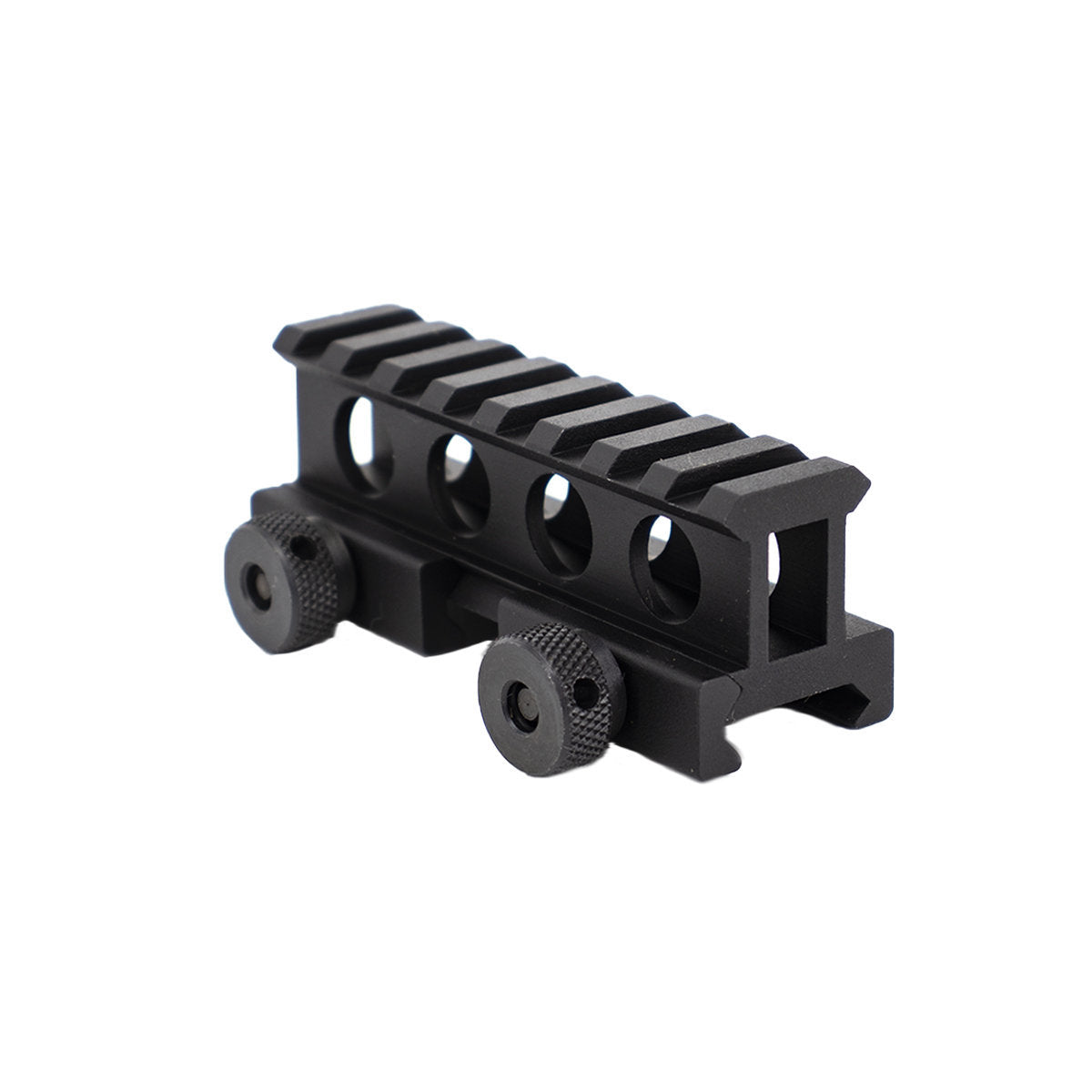 Valken Riser Mount 1&quot; 8 Slots Airsoft Rifle Accessory - Black - Valken