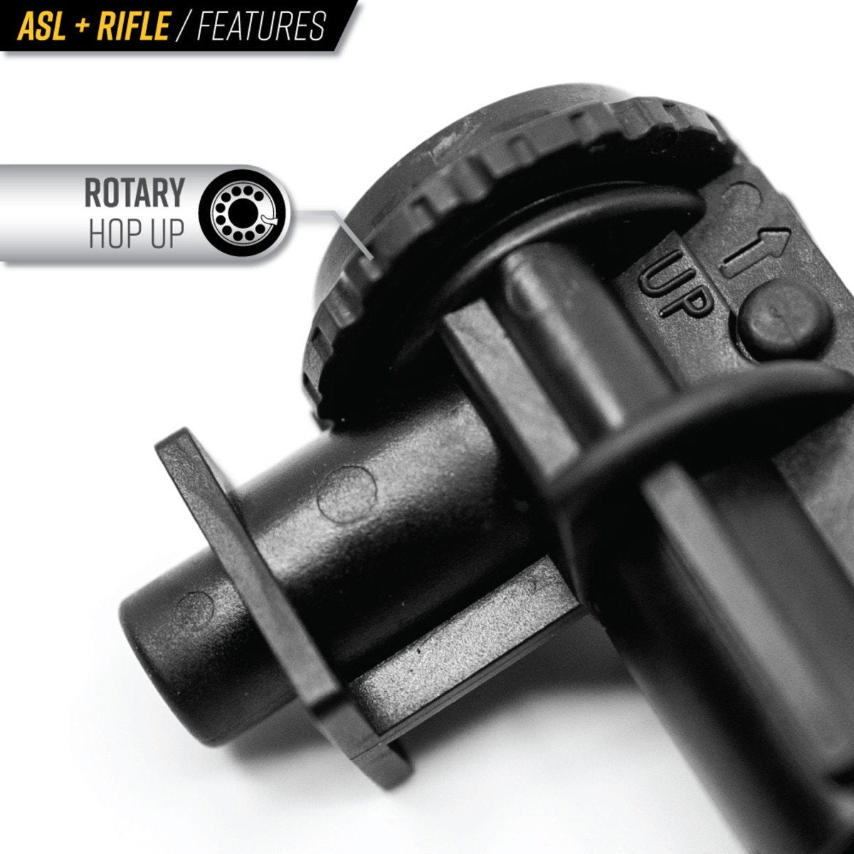 Valken ASL+ Series AEG FOXTROT45 Airsoft Rifle - Black