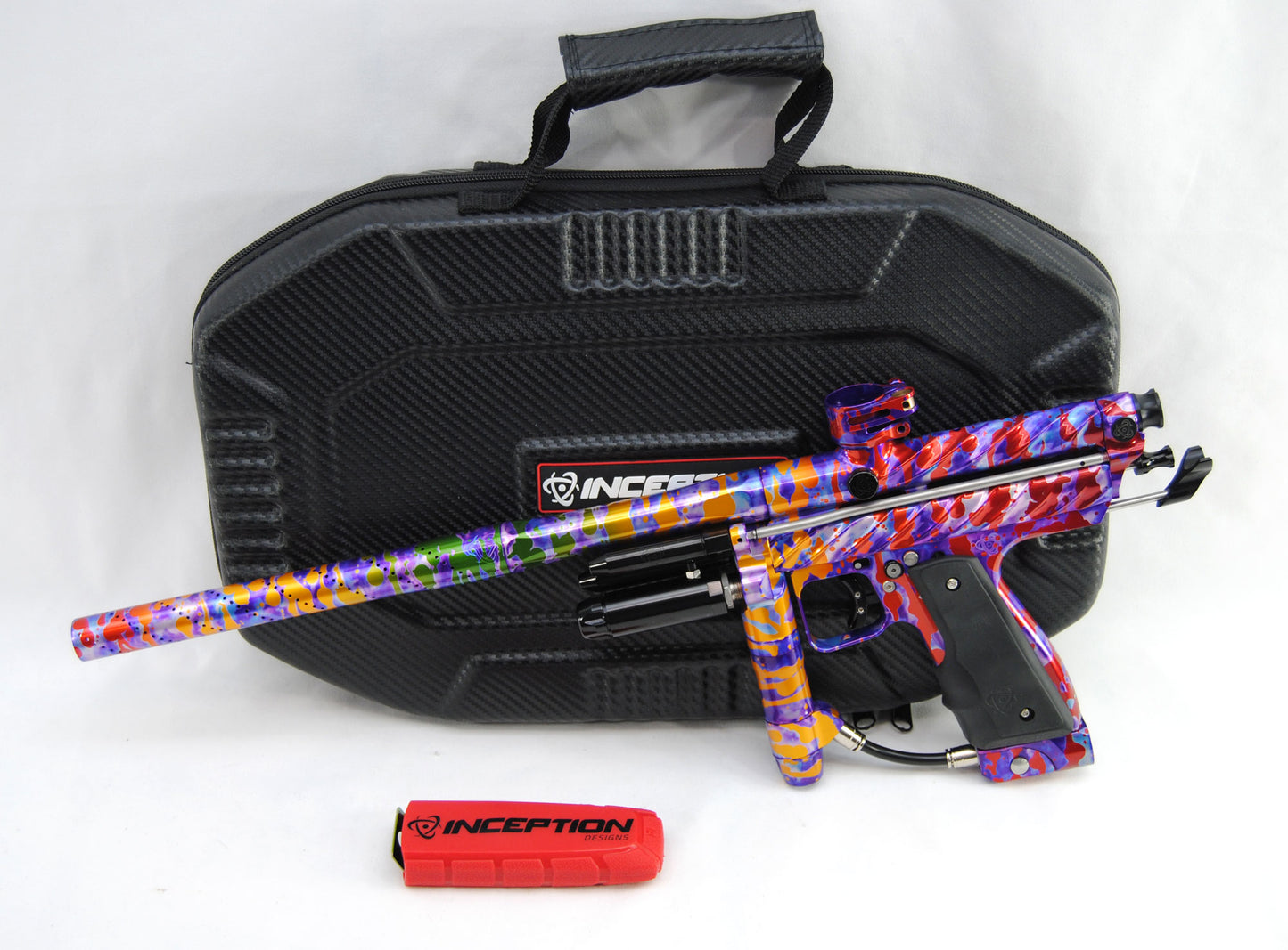 Inception Design WGP Ripper Mini Autococker - Rainbow Splash w/ Galaxy Acid Wash