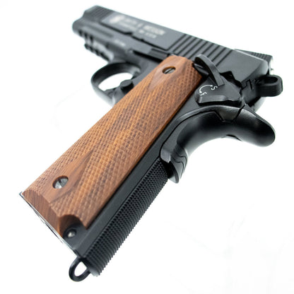 Valken / Smith & Wesson 1911 Tac Gen3 CO2 Blowback Airsoft Pistol - Black/Brown
