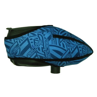 Social Paintball Omni Hopper Cover - Blue Social Pattern - Social Paintball