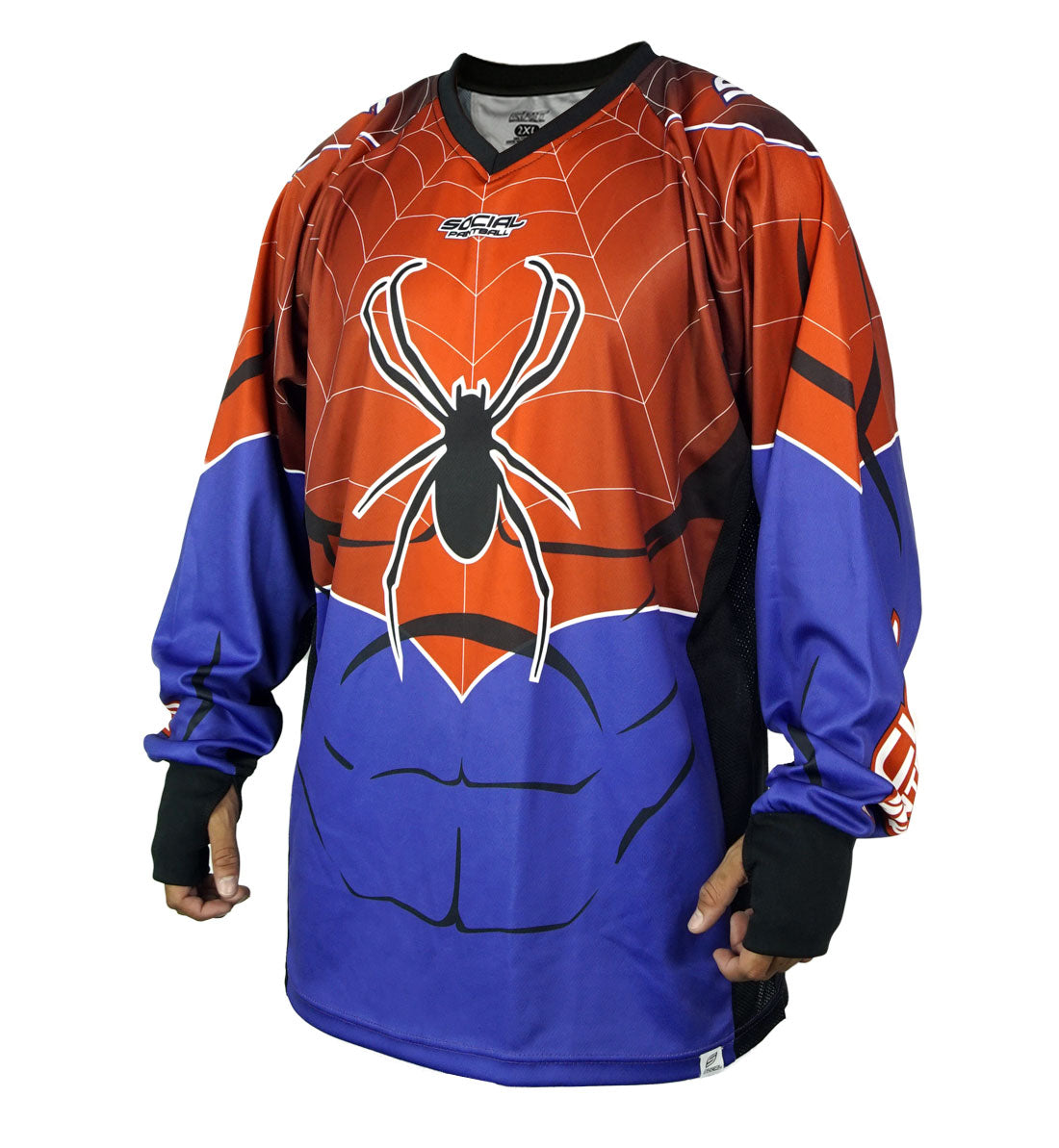 Social Paintball Unpadded SMPL Jersey - Spider Web