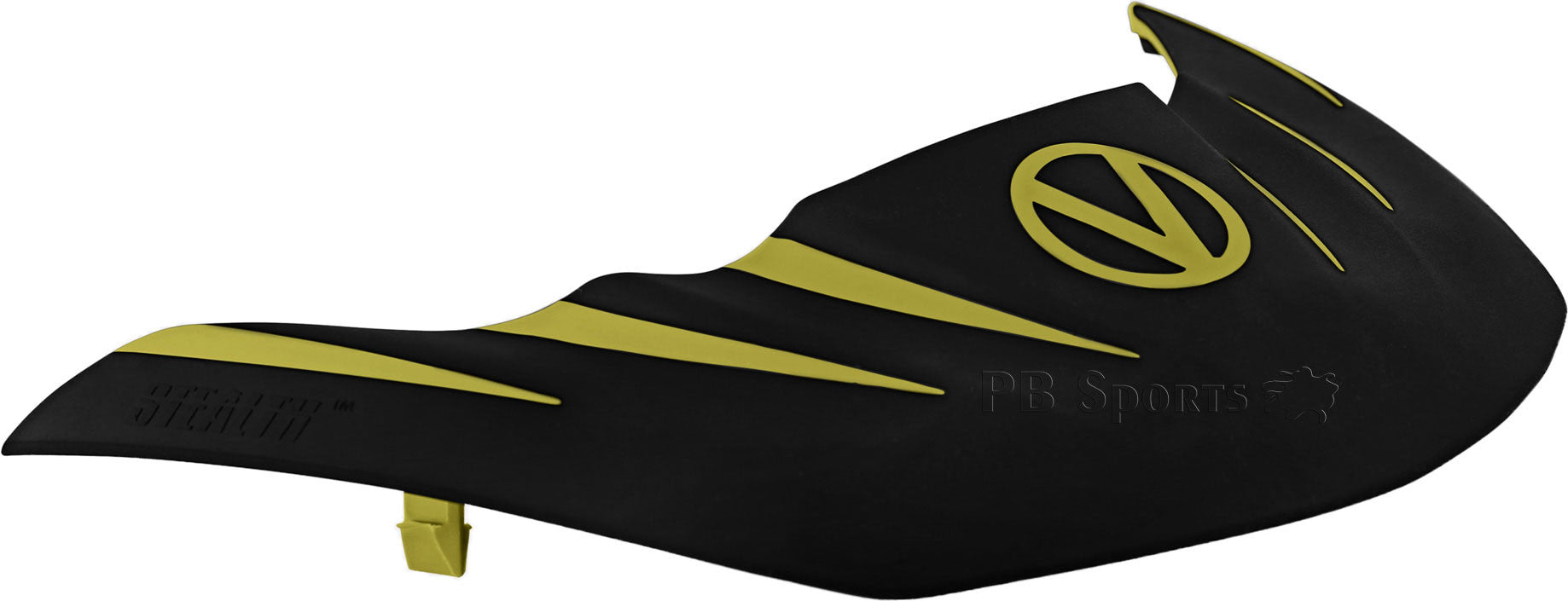 Virtue Vio Stealth Visor Black &amp; Gold - Virtue
