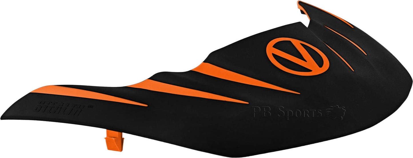 Virtue Vio Stealth Visor Orange &amp; Black - Virtue