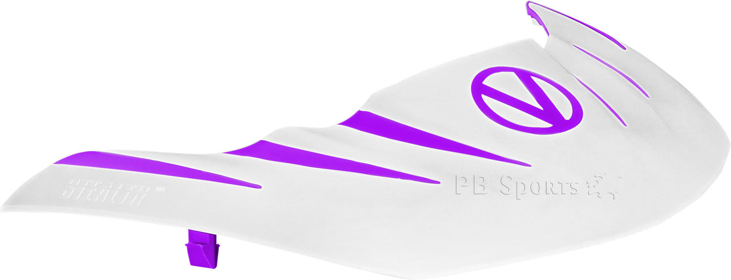 Virtue Vio Stealth Visor Purple &amp; White - Virtue