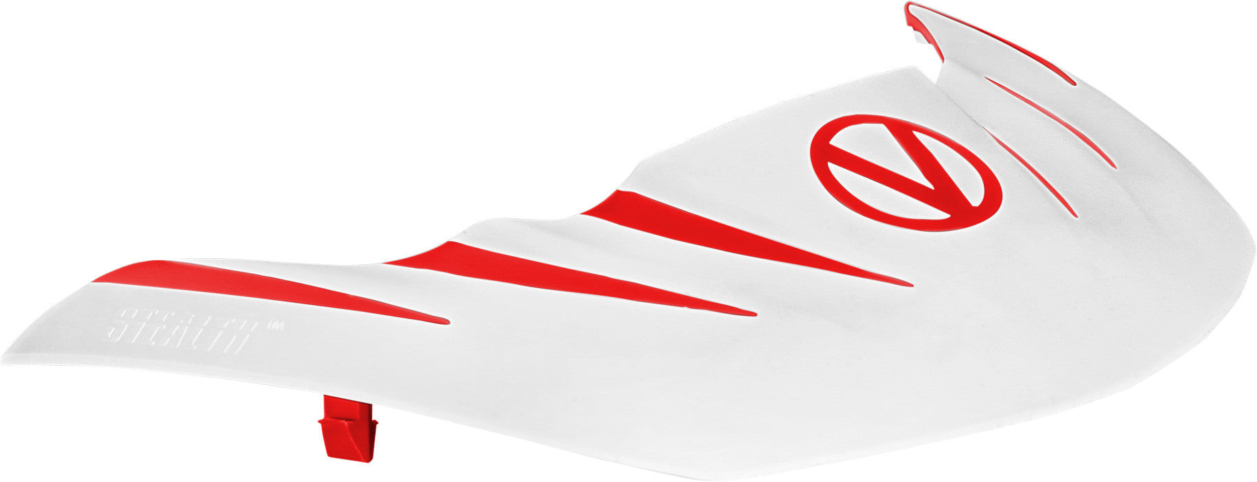Virtue Vio Stealth Visor Red &amp; White - Virtue