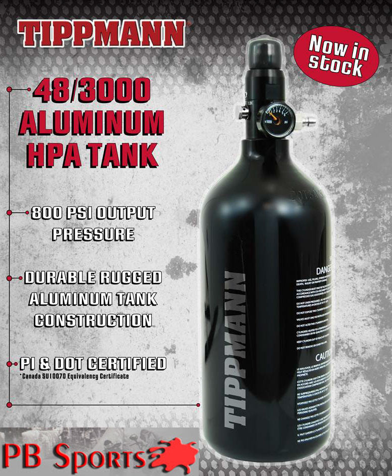 Tippmann 48 ci 3000 psi HPA Tank - Tippmann Sports