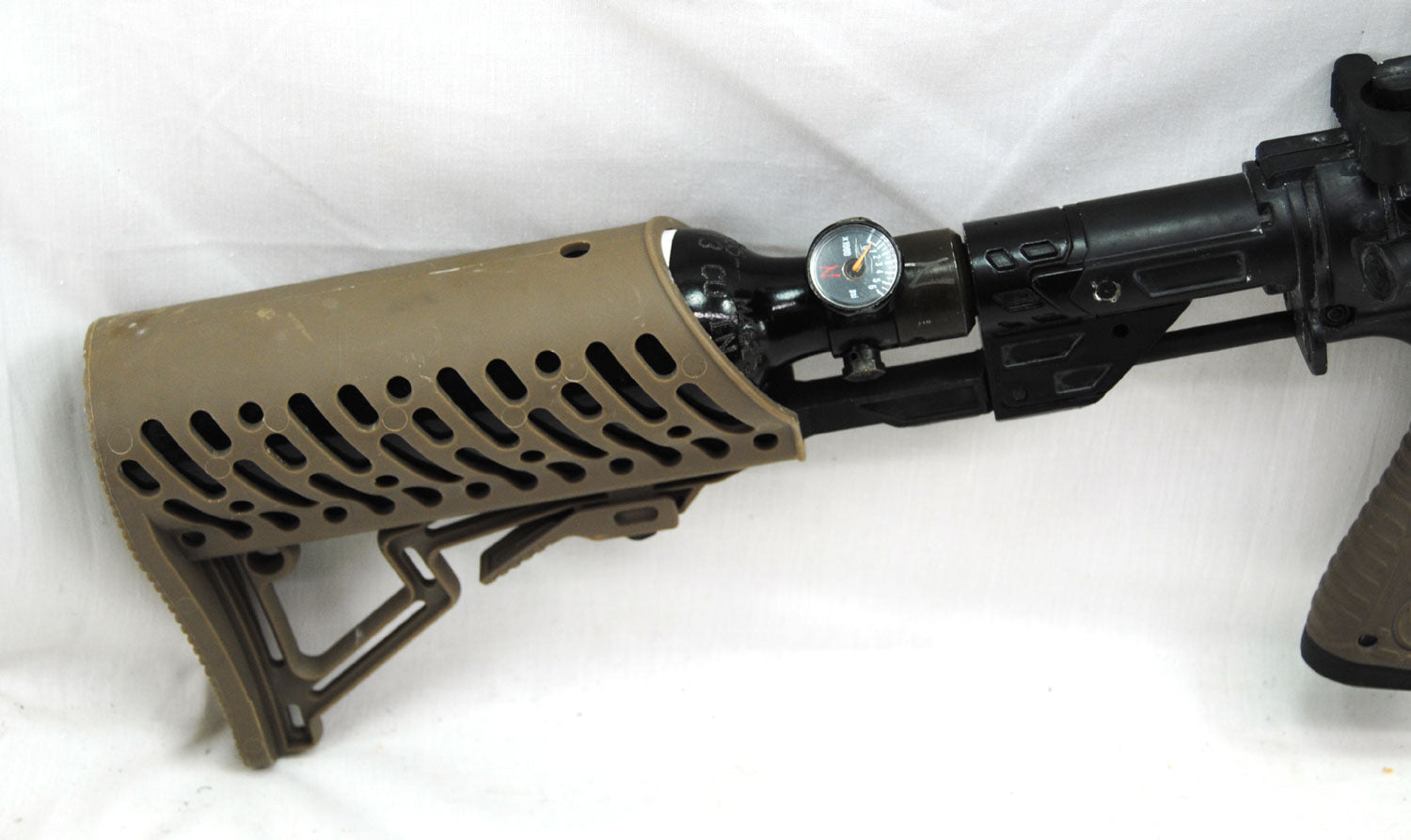 Used Tippmann TMC w/ Air-Thru Adjustable Stock - Tan - Tippmann Sports