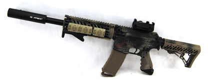 Used Tippmann TMC w/ Apex 2 Barrel &amp; Raptor Red Dot Sight - Desert Camo - Tippmann Sports